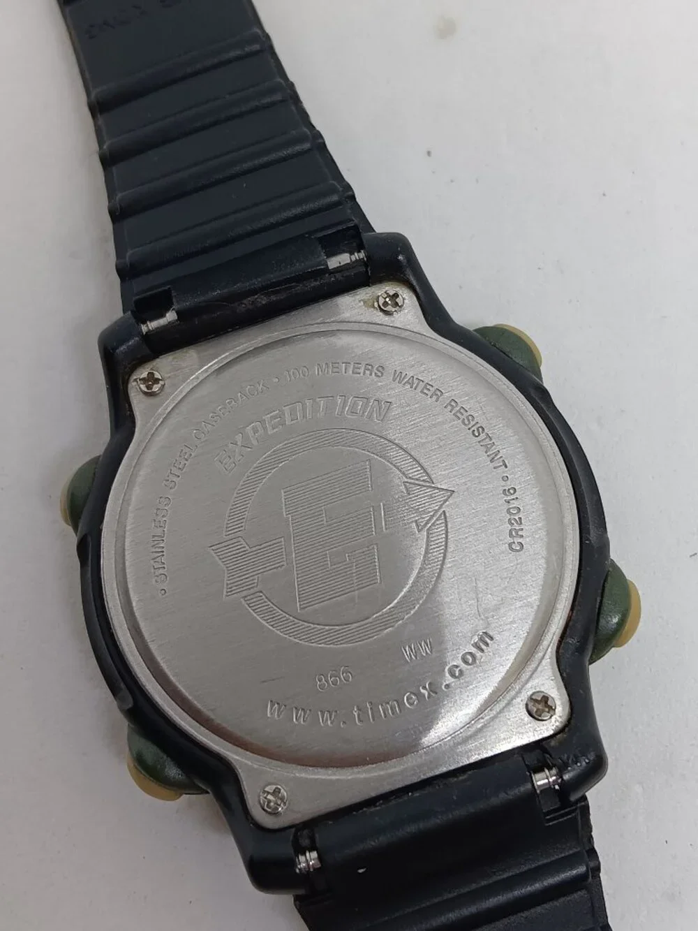 Timex Expedition T48042 Men's 39mm Digital Indiglo Resin Watch NEW BATT